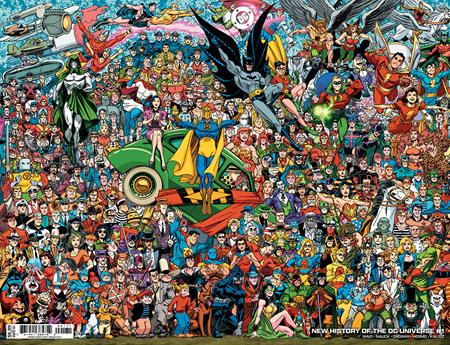 NEW HISTORY OF THE DC UNIVERSE #1 (OF 4) CVR D SCOTT KOBLISH LEGACY WRAPAROUND CARD STOCK VAR DC Comics Mark Waid Jerry Ordway, Todd Nauck Scott Koblish PREORDER