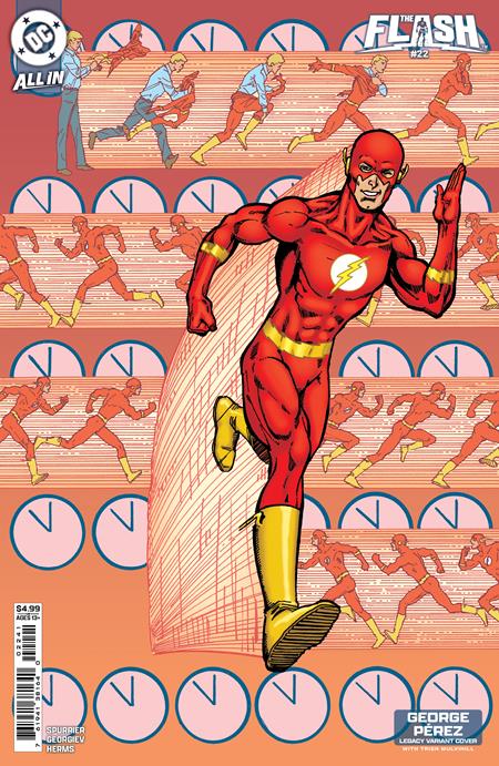FLASH #22 CVR D GEORGE PEREZ LEGACY CARD STOCK VAR DC Comics Simon Spurrier Vasco Georgiev George Perez PREORDER