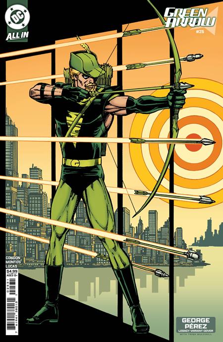 GREEN ARROW #25 CVR D GEORGE PEREZ LEGACY CARD STOCK VAR DC Comics Chris Condon Montos George Perez PREORDER