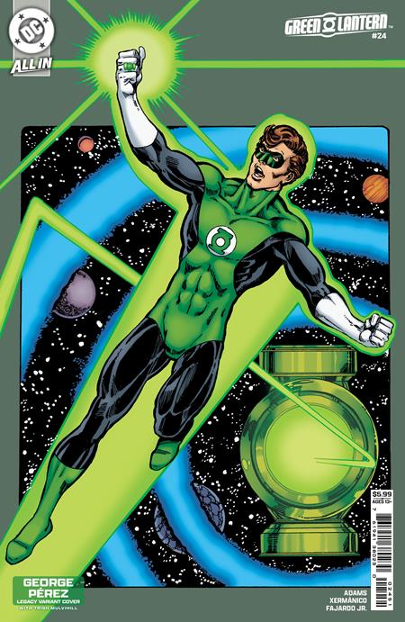 GREEN LANTERN #24 CVR D GEORGE PEREZ LEGACY CARD STOCK VAR DC Comics Jeremy Adams Xermanico George Perez PREORDER