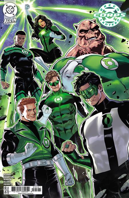 GREEN LANTERN CORPS #5 CVR C LUCAS MEYER CARD STOCK VAR DC Comics Jeremy Adams, Morgan Hampton Fernando Pasarin, Oclair Albert Lucas Meyer PREORDER