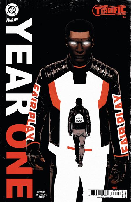 MR TERRIFIC YEAR ONE #2 (OF 6) CVR B JORGE FORNES CARD STOCK VAR DC Comics Al Letson Valentine De Landro Jorge Fornes PREORDER