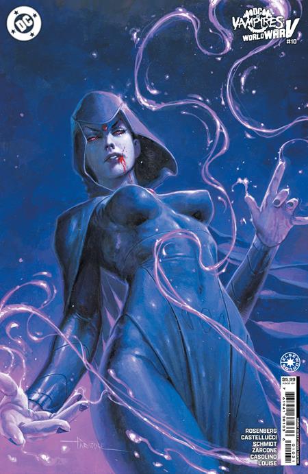 DC VS VAMPIRES WORLD WAR V #10 (OF 12) CVR B DAVIDE PARATORE CARD STOCK VAR DC Comics Matthew Rosenberg, Cecil Castellucci Otto Schmidt, Marley Zarcone Davide Paratore PREORDER