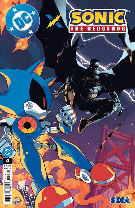 DC X SONIC THE HEDGEHOG #4 (OF 5) CVR A PABLO M COLLAR DC Comics Ian Flynn Adam Bryce Thomas Pablo M. Collar PREORDER