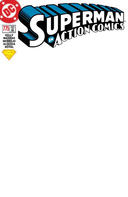 Action Comics, Vol. 1 #775 (2025) Facsimile Blank Variant