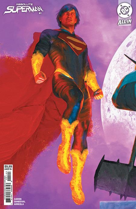 ABSOLUTE SUPERMAN #1 Fifth Printing Cvr B Mark Spears Connecting Card Stock Var DC Comics Jason Aaron Rafa Sandoval Mark Spears PREORDER