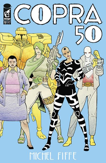 COPRA #50 CVR A MICHEL FIFFE WRAPAROUND (MR) Image Comics Michel Fiffe Michel Fiffe Michel Fiffe PREORDER