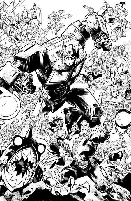 GI JOE #8 CVR H JASON HOWARD ENERGON UNIVERSE SECOND ANNIVERSARY B&W VAR Image Comics Joshua Williamson Andrea Milana, Lee Loughridge Jason Howard PREORDER