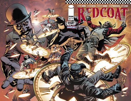 REDCOAT #13 CVR A BRYAN HITCH & BRAD ANDERSON WRAPAROUND Image Comics Geoff Johns Bryan Hitch, Andrew Currie, Brad Anderson Bryan Hitch, Brad Anderson PREORDER
