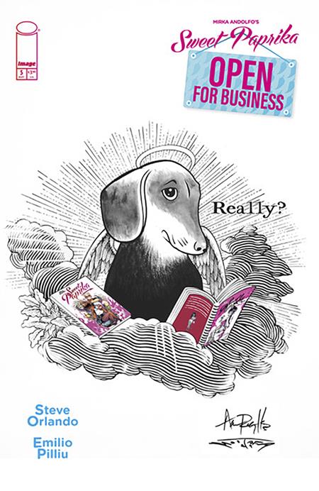MIRKA ANDOLFOS SWEET PAPRIKA OPEN FOR BUSINESS #5 (OF 5) CVR D AARON REYNOLDS VAR (MR) Image Comics Steve Orlando Emilio Pilliu Aaron Reynolds PREORDER