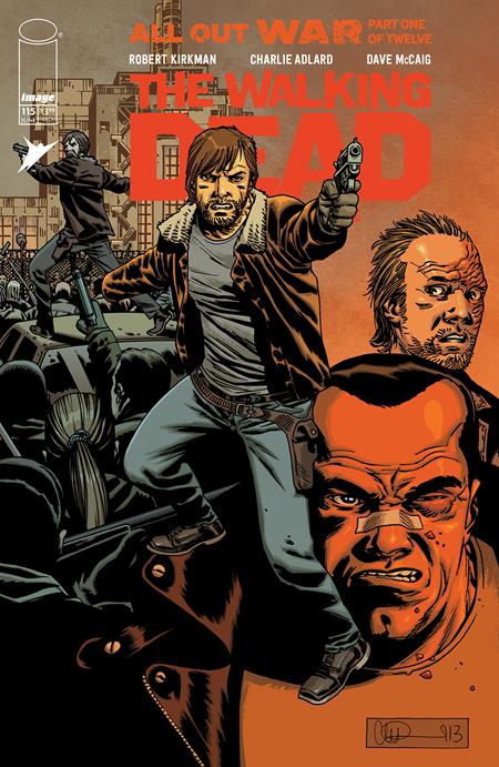 WALKING DEAD DELUXE #115 CVR B CHARLIE ADLARD & DAVE MCCAIG VAR (MR) Image Comics Robert Kirkman Charlie Adlard, Stefano Gaudiano, Dave McCaig Charlie Adlard, Dave McCaig PREORDER