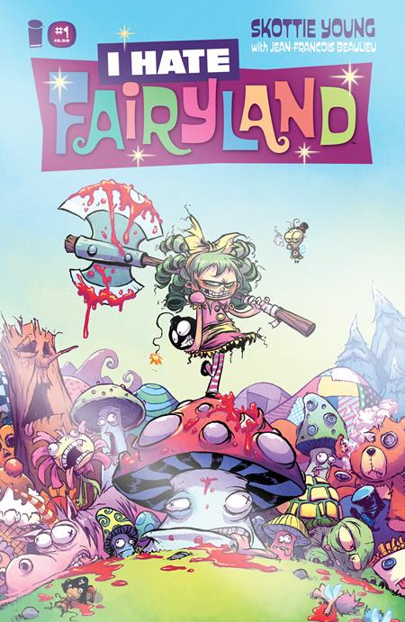 I HATE FAIRYLAND #1 FACSIMILE EDITION CVR B SKOTTIE YOUNG FOIL VAR (MR) Image Comics Skottie Young Skottie Young Skottie Young PREORDER