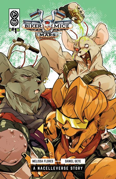 BIKER MICE FROM MARS (2025) #1 CVR B KARL KERSCHL VAR Oni Press Melissa Flores, Matt Hotson Daniel Gete, Ej Su Karl Kerschl PREORDER