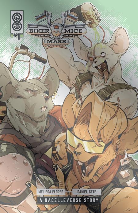 BIKER MICE FROM MARS (2025) #1 CVR E KARL KERSCHL FOIL VAR Oni Press Melissa Flores, Matt Hotson Daniel Gete, Ej Su Karl Kerschl PREORDER