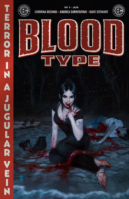 EC BLOOD TYPE #1 (OF 4) CVR C MIGUEL MERCADO FOIL VAR Oni Press Corinna Bechko Andrea Sorrentino Miguel Mercado PREORDER