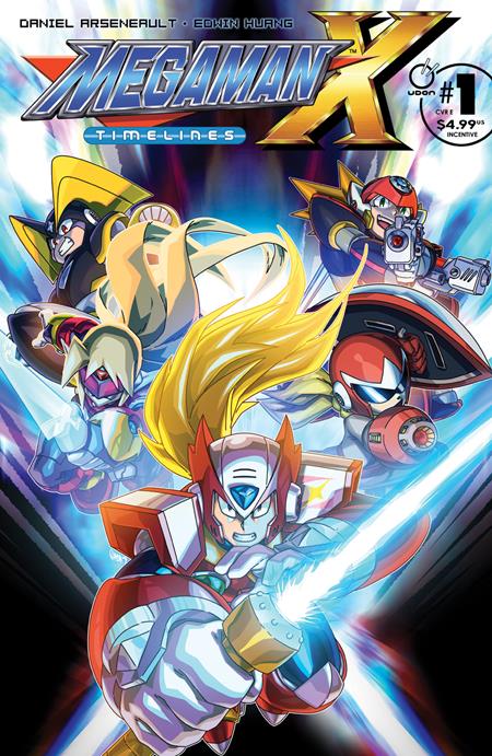 Mega Man X Timelines 1 Comic 1:5 Jeffrey Chamba Cruz Incentive Udon Comics 2025