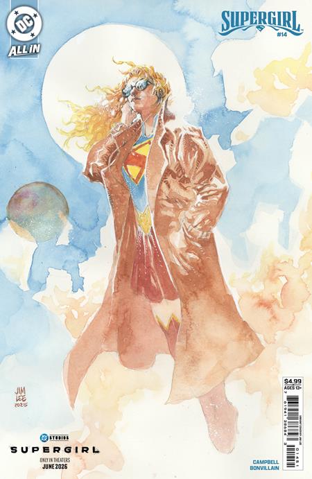 Supergirl, Vol. 8 14 Comic Jim Lee Supergirl Movie Variant DC Comics 2026