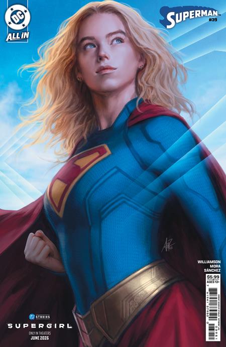 Superman, Vol. 6 39 Comic Artgerm Supergirl Movie Variant DC Comics 2026