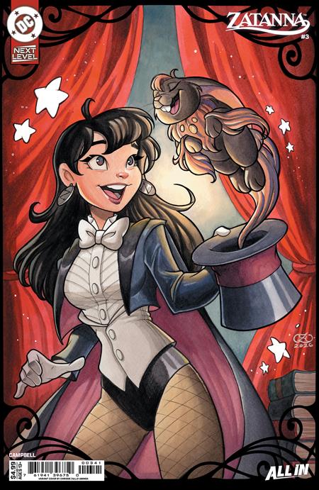 Zatanna, Vol. 4 3 Comic Chrissie Zullo-uminga Variant DC Comics 2026