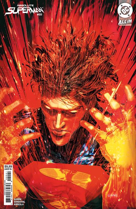 ABSOLUTE SUPERMAN #20 CVR D JOHN GIANG CARD STOCK VAR DC Comics Jason Aaron Rafa Sandoval John Giang PREORDER