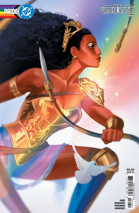 Wonder Woman, Vol. 6 34 Comic Fatima Wajid Dc Pride Variant DC Comics 2026