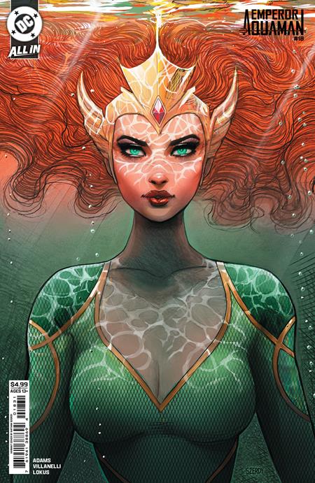 EMPEROR AQUAMAN #18 CVR C NATHAN SZERDY CARD STOCK VAR DC Comics Jeremy Adams John Timms Nathan Szerdy PREORDER