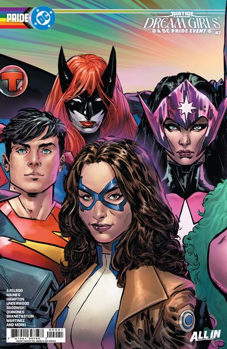 Justice League: Dream Girls - A DC Pride Event 2 Comic Phil Jimenez Connecting Variant DC Comics 2026