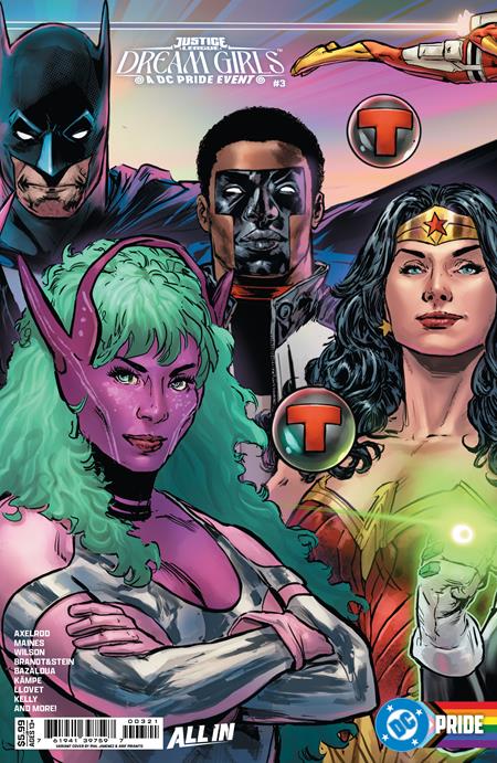 Justice League: Dream Girls - A DC Pride Event 3 Comic Phil Jiménez Connecting Variant DC Comics 2026