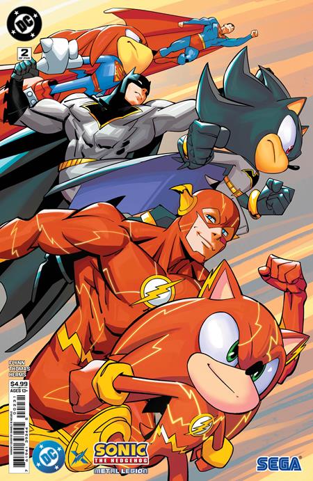 DC x Sonic the Hedgehog: The Metal Legion 2 Comic Daniele Di Nicuolo Variant DC Comics 2026
