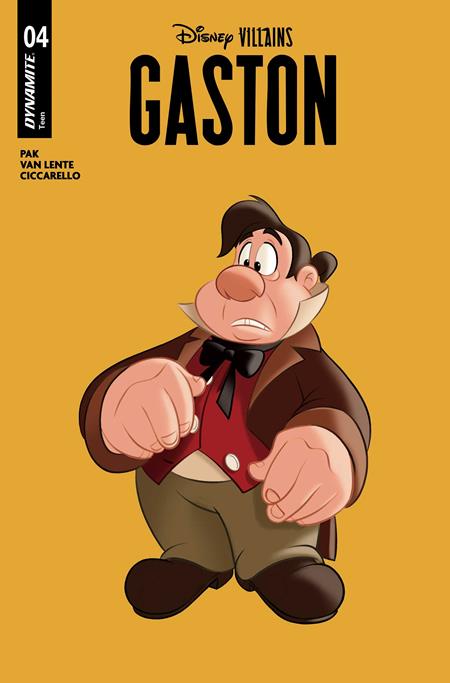 DISNEY VILLAINS GASTON #4 CVR B ANIMATION ART VAR DYNAMITE Entertainment Greg Pak, Fred Van Lente Milena Ciccarello Animation Art PREORDER