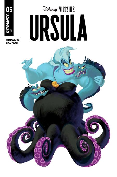 DISNEY VILLAINS URSULA #5 CVR D ANIMATION ART VAR DYNAMITE Entertainment Mirka Andolfo Gabriele Bagnoli Animation Art PREORDER