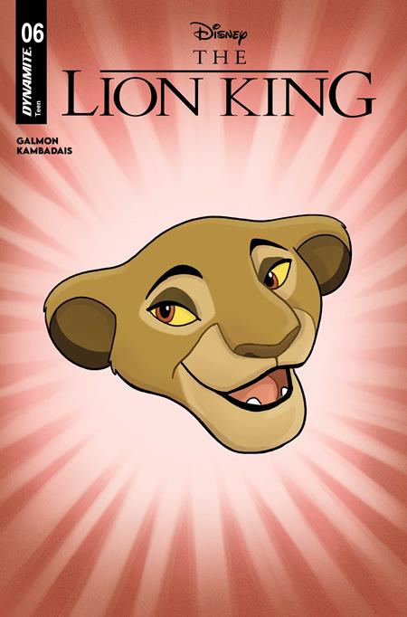 LION KING #6 CVR D CARTOON HEAD VAR DYNAMITE Entertainment Edwin Galmon George Kambadais Cartoon Head PREORDER