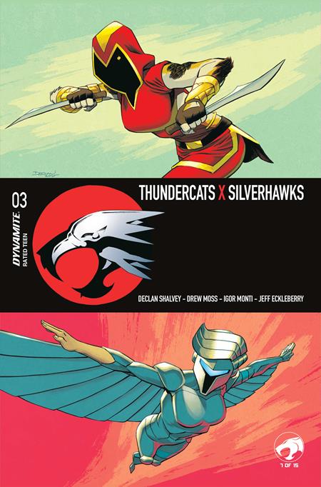 THUNDERCATS X SILVERHAWKS #3 CVR A DECLAN SHALVEY DYNAMITE Entertainment Declan Shalvey Drew Moss Declan Shalvey PREORDER