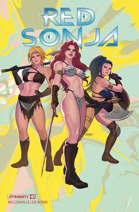 Red Sonja: She-Devil with a Sword 2 Comic Leirix Li K-pop Homage Variant Dynamite Entertainment 2026
