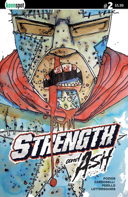 Strength & Ash 2 Comic Stefano Cardoselli & Francesca Perillo Red White & Blue Ex Posse Holdings 2026