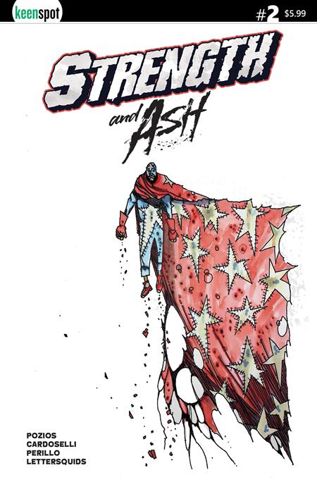Strength & Ash 2 Comic Stefano Cardoselli & Francesca Perillo Tattered Cape Variant Ex Posse Holdings 2026