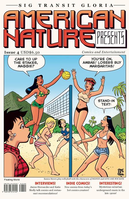 AMERICAN NATURE PRESENTS #4 Floating World Comics Denis C. Theriault Greg & Fake Greg & Fake PREORDER