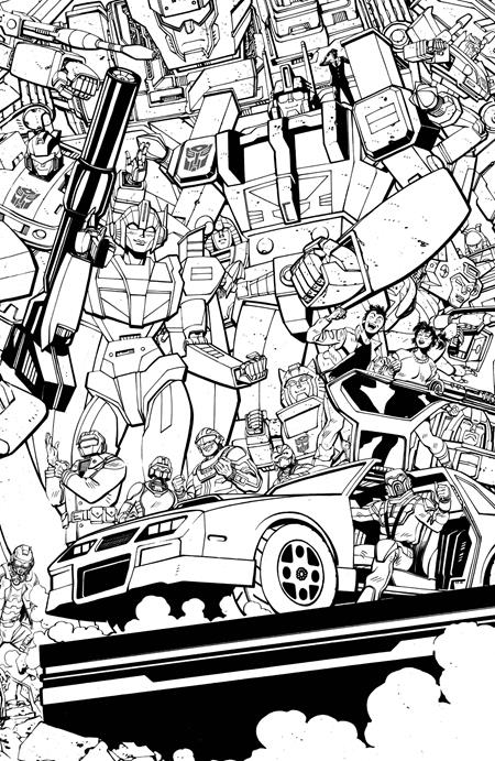 M.A.S.K. (Skybound) 1 Comic Tom Reilly Energon Universe 3rd Anniversary Connecting B&W Variant Image Comics 2026
