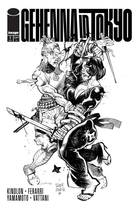 GEHENNA IN TOKYO (ONE SHOT) CVR F MAURIZIO ROSENZWEIG VAR (MR) Image Comics Patrick Kindlon, Marco Ferrari Atsuki Yamamoto Maurizio Rosenzweig PREORDER