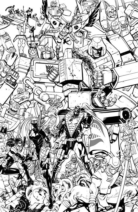 Transformers (Image) 33 Comic Tom Reilly Energon Universe 3rd Anniversary B&W Variant Image Comics 2026