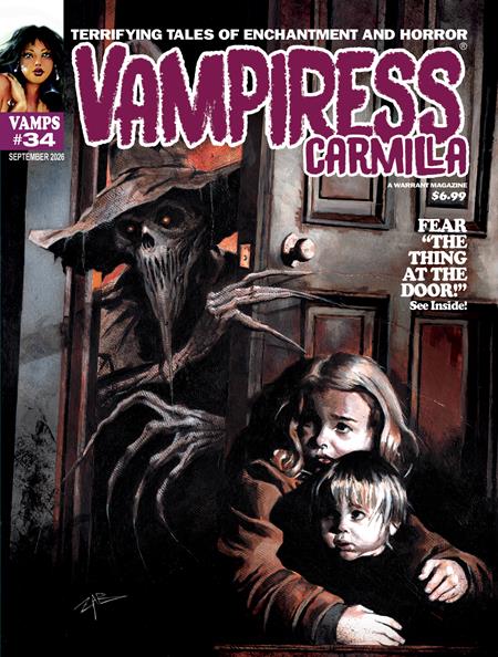 Vampiress Carmilla Magazine 34 Comic Warrant Publishing 2026