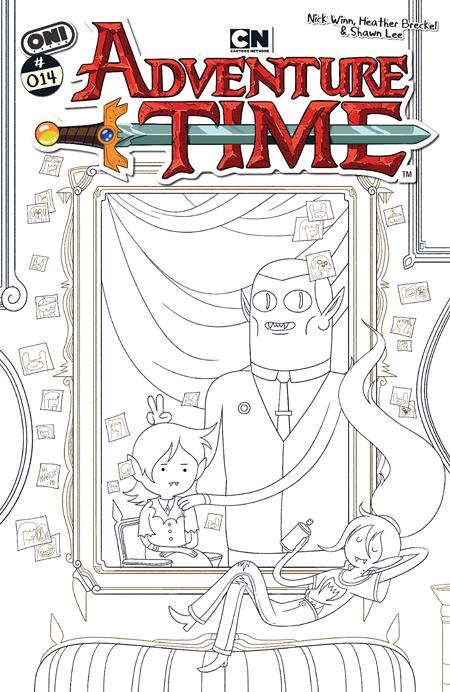 Adventure Time (Oni Press) 14 Comic Nick Winn B&w Incentive Variant (1:20) Oni Press 2026