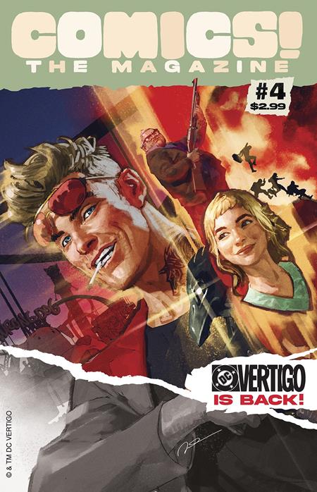Comics! The Magazine 4 Comic Rico Renzi Vertigo Variant Prana Publishers 2026