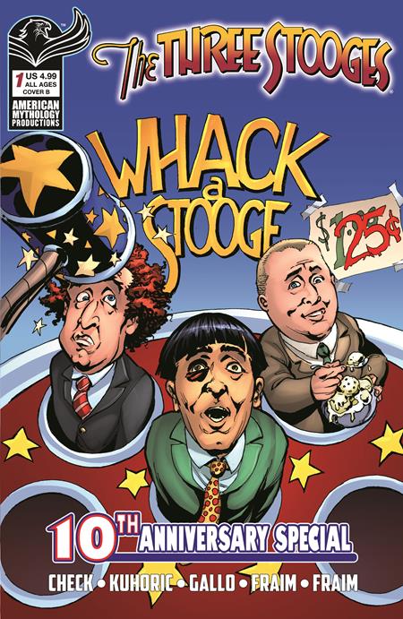 Three Stooges 10th Anniversary (American Mythology) 1 Comic Greg LaRocque Variant American Mythology 2026