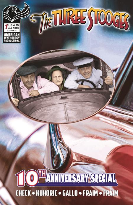 Three Stooges 10th Anniversary (American Mythology) 1 Comic Color Photo American Mythology 2026