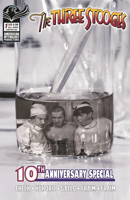 Three Stooges 10th Anniversary (American Mythology) 1 Comic B&W Photo American Mythology 2026