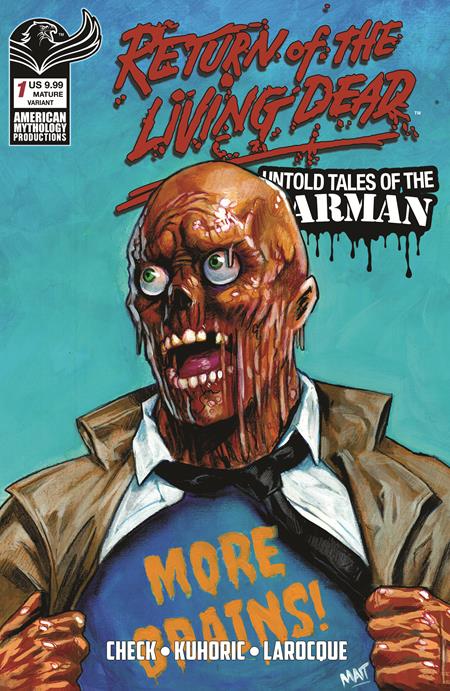 RETURN LIVING DEAD UNTOLD TALES OF TARMAN #1 CVR G PAUL MAITLAND FOC VAR (MR) Prana Publishers S.A. Check, James Kuhoric Greg LaRocque Paul Maitland PREORDER