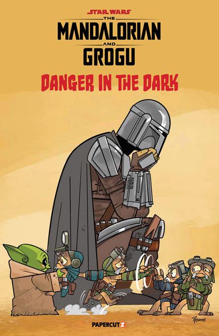 STAR WARS THE MANDALORIAN AND GROGU DANGER IN THE DARK (ONE-SHOT) CVR D RAMON ROSANAS VAR Papercutz Delilah S Dawson Arianna Florean, Mario del Pennino, Gaia De Bernardini Ramon Rosanas PREORDER