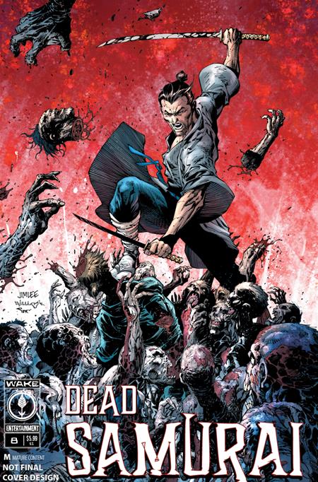 Dead Samurai 8 Comic Jim Lee Variant Wake Entertainment 2026