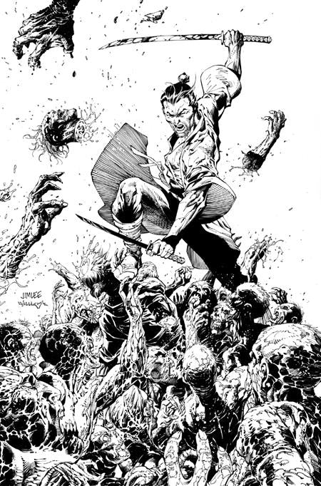 Dead Samurai 8 Comic Jim Lee B&w Virgin Incentive Variant (1:10) Wake Entertainment 2026